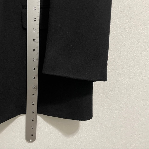 Hart Schaffner Marx Blazer Jacket 100% Cashmere Black Mens Coat 44 - Picture 12 of 13